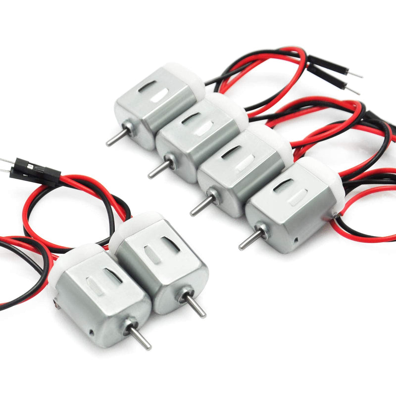 Gikfun 1.5V-6V Type 130 Miniature DC Motors for Arduino Hobby Projects DIY (Case Pack of 6) EK1450