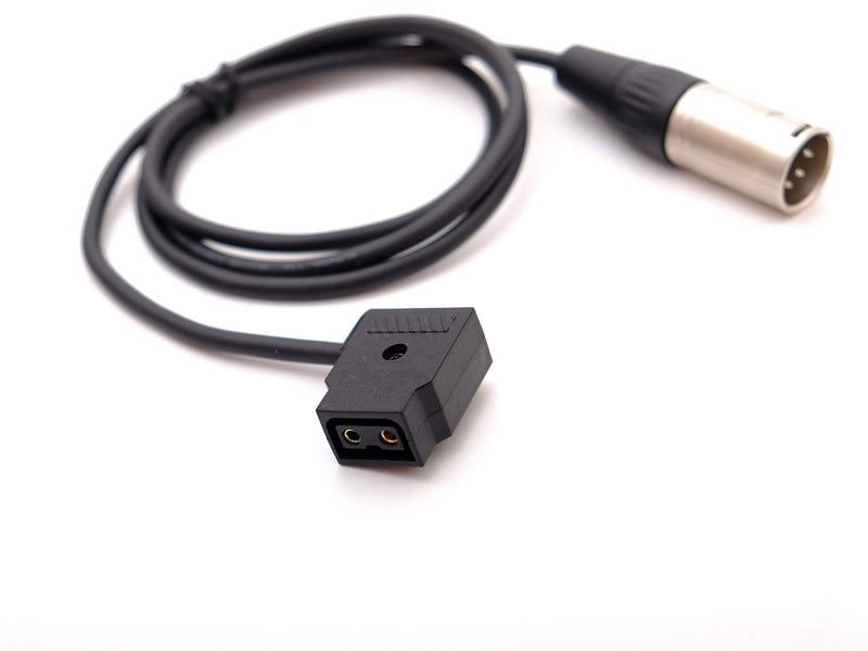 4pin XLR Male to D-Tap Female Power Cable for Anton Gold Mount V-Mount Battery