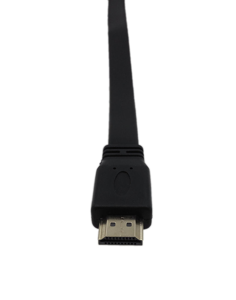 CERRXIAN 1FT Flat Slim High Speed Bi-Directional DVI (24+1) Male to HDMI Male Adapter Cable