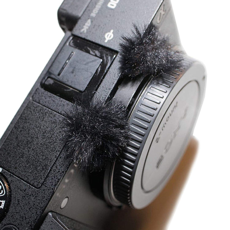 Camera Mic Windscreen, 10 PCS Fur Wind Muff Wind Cover for Sony RX1 RX10 RX100 Digital Compact Cameras Built-in Microphone Outdoor Wind Filter by YOUSHARES