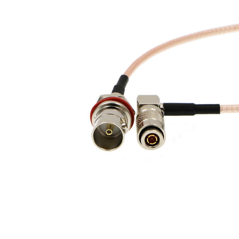 HD SDI DIN 1.0/2.3 Right Angle to BNC Female RG179 Cable for Blackmagic HyperDeck Shuttle 75ohm 12'' right angle DIN to BNC Female