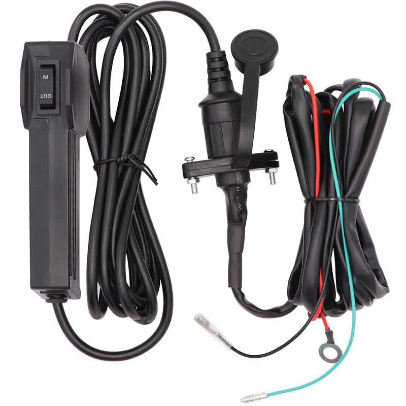 12V Winch Corded Hand Controller Remote Control Kit for ATV UTV Winch