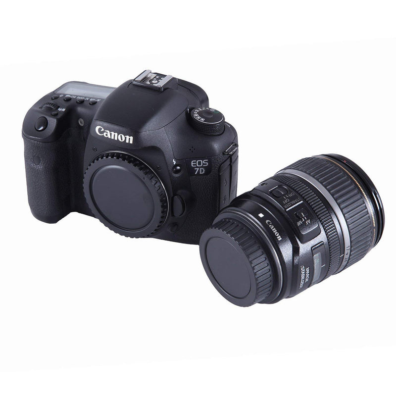 Lens Rear Cap + Camera Body Cap Combo Compatible with Canon 1D 5D 7D 10d 50D 60D 1000D 550D,etc EOS & EF EF-S Lens