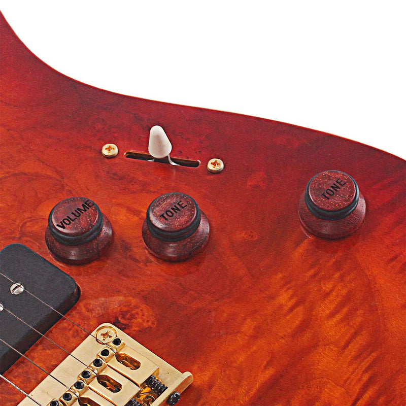 Alnicov 3 In 1 Maple Control Knobs,Speed Volume Tone Knobs For Guitar Bass Parts