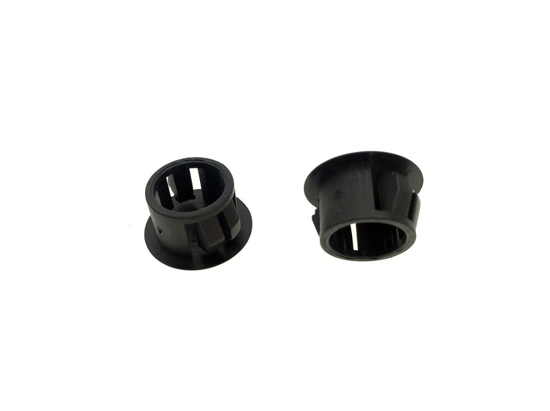 YXQ 100Pcs 1/2 inch Dia. Hole Plug Locking Black Plastic Body