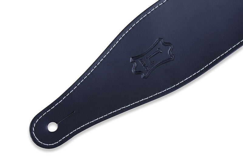 Levy's Leathers DM17-XL-BLK Genuine Leather XL Guitar Strap, Black Extra-Long