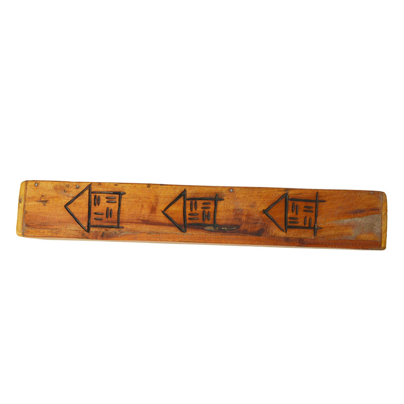 A-Star Handmade Wooden Rain Stick Wood Block - 25cm