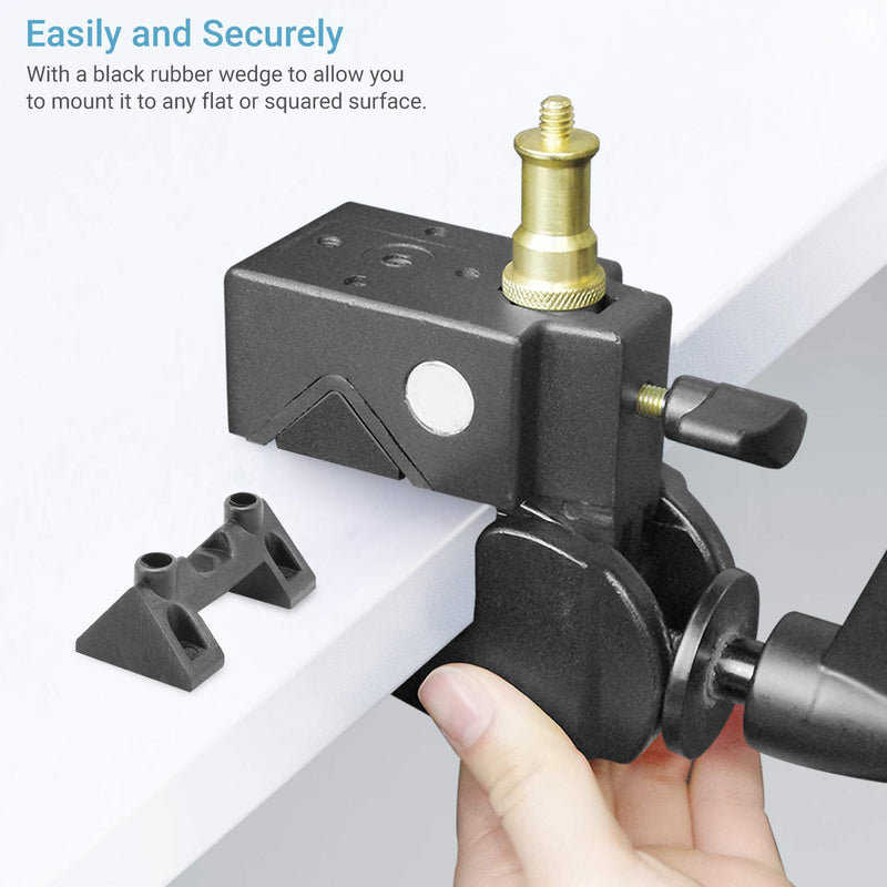 LimoStudio Super Clamp with Standard Stud for Photo Photography Studio, AGG1108