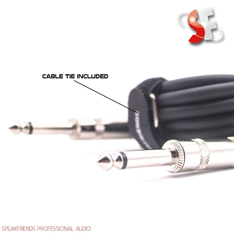 [AUSTRALIA] - 10 Feet Professional Guitar Instrument Cable, 1/4 Straight-to-Straight, for Electric Guitar, Bass Guitar, Electric Mandolin, Pro Audio, by SPKFRIENDS 