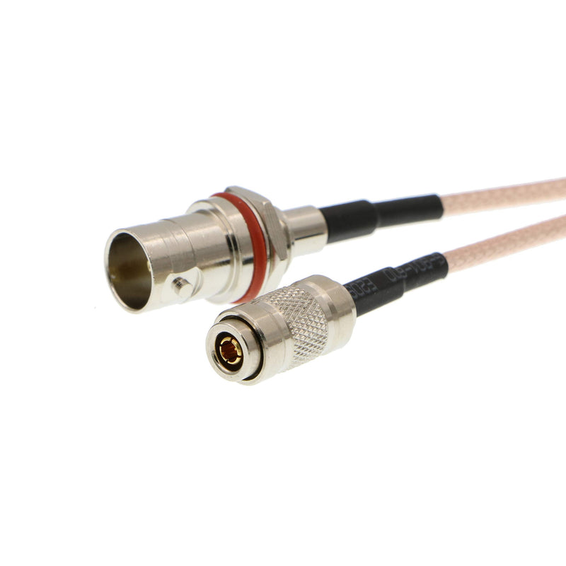 Alvin's Cables DIN 1.0/2.3 to BNC Female Cable for Blackmagic HyperDeck Shuttle HD SDI 75ohm RG179 50CM