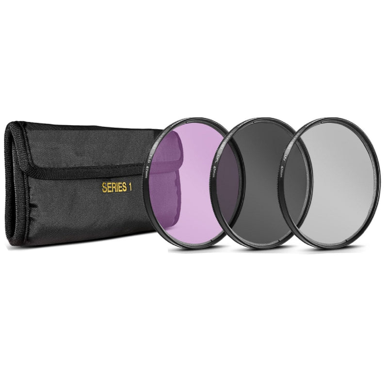 49mm 3 Piece Filter Kit (UV-CPL-FLD) for Sony 18-55mm DT E-Mount, 55-210mm, 16mm f/2.8, 20mm f/2.8 EMOUNT, 24mm f/1.8, FE 28mm f/2 Lens, 30mm f/2.8, 30mm f/3.5, 35mm f/1.8, 50mm f/1.8, 55mm f/1.8