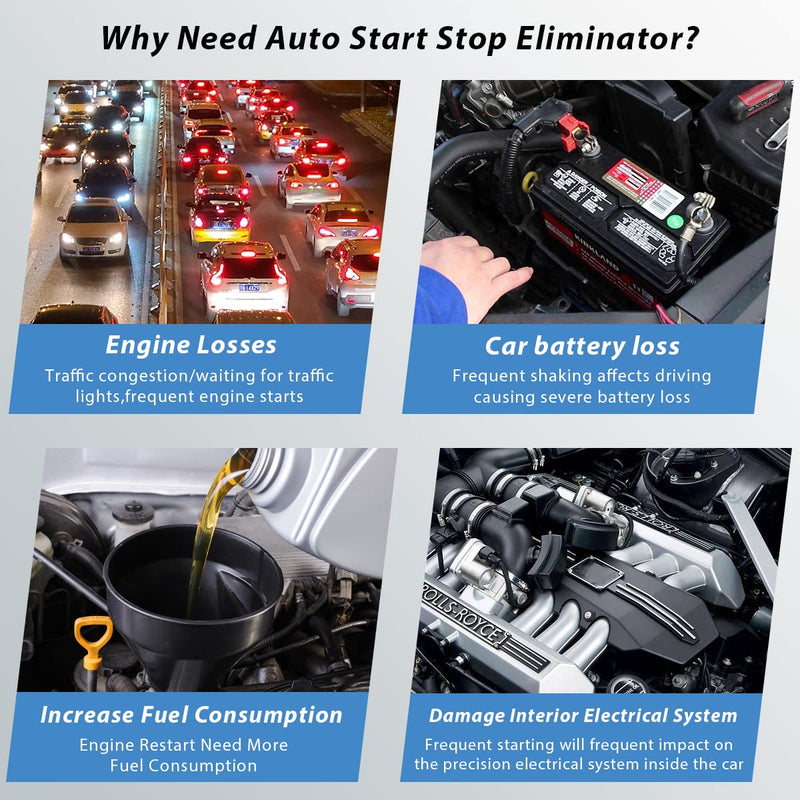 Auto Start Stop Eliminator for Subaru Forester Legacy Outback,Little Auto Start Stop a-Off Controller/Canceller/Disable/Delete for 2019-2023 Forester,2017-2020 Legacy,2015-2020 Outback