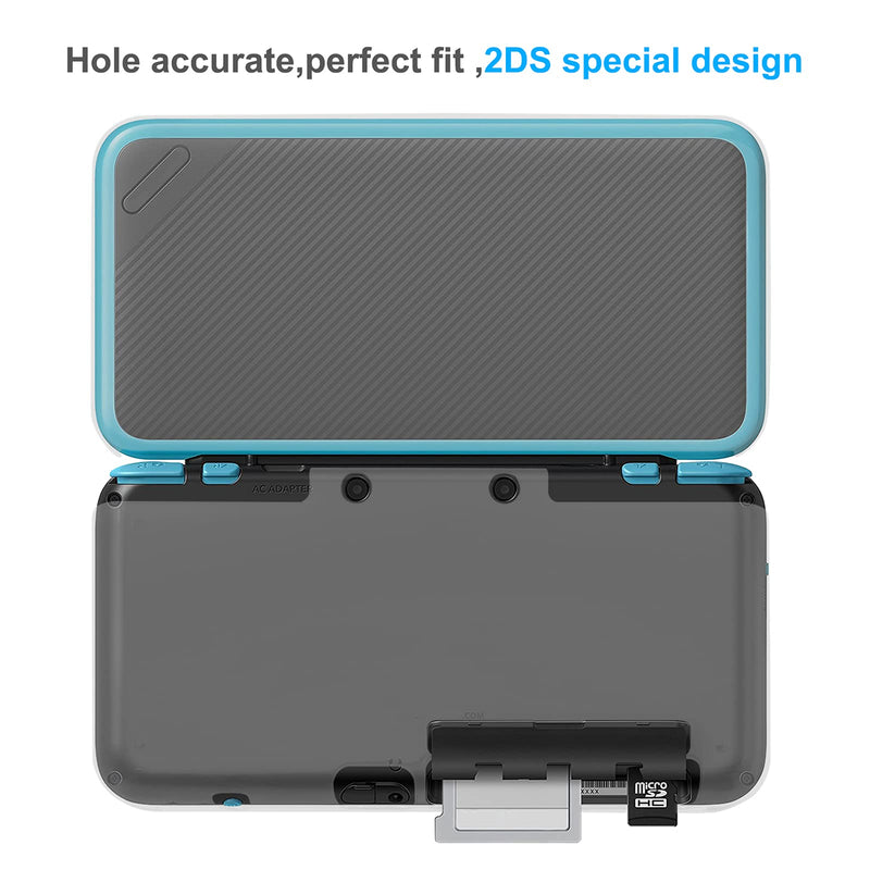 Cover Case for New Nintendo 2DS XL,Crystal Clear Case for New Nintendo 2DS XL