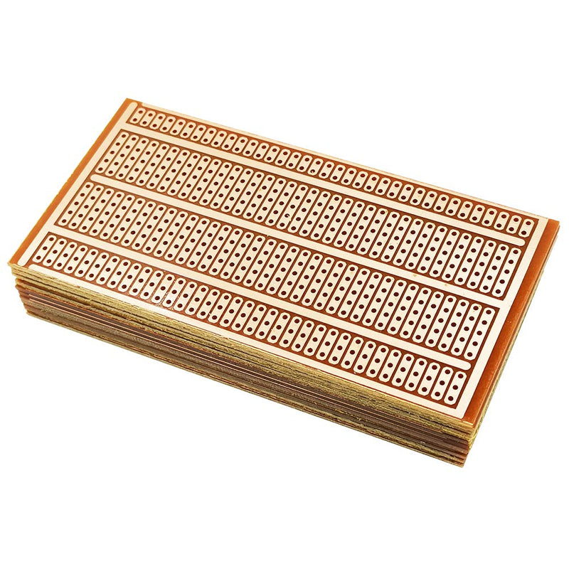YUNGUI 12Pcs 50X100mm 2-3-5 Joint Universal PCB Boards Single Side Copper Prototype Paper Circuit Stripboards Breadboard