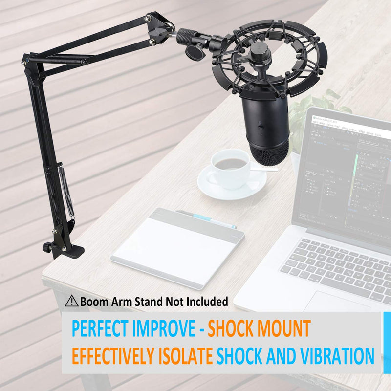 FIFINE K678 Shock Mount, Shockmount Mic Holder Reduces Vibration Matching Mic Boom Arm Stand, Suitable for FIFINE K678 Microphone by YOUSHARES