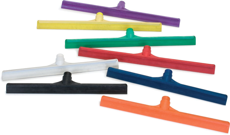 Carlisle 3656714 Solid One-Piece Foam Rubber Head Floor Squeegee, 20" Length, Blue