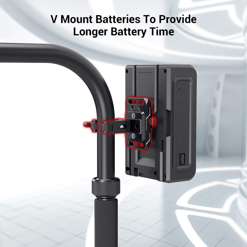 SMALLRIG Mini V-Lock Mount Battery Plate with Crab-Shaped Clamp - 2989