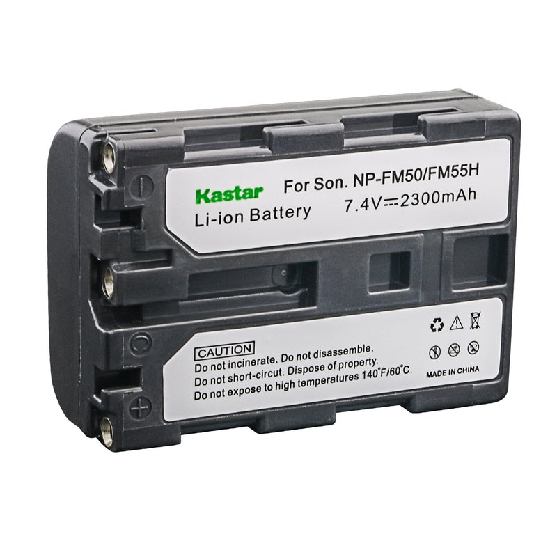 Kastar Battery Replacement for Sony NP-FM50 and Handycam DCR-TRV38 DCR-TRV380 DSR-PDX10 HVL-ML20M HVR-A1 GV-D1000 HDR-HC1 HDR-SR1 HDR-UX1, Cyber-Shot DSC-F707 F717 F828 DSC-R1 DSC-S30 S50 S70 S75 S85
