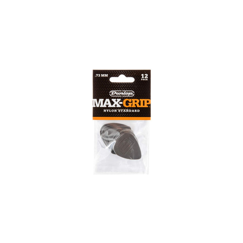 Dunlop 449P.73 Max-Grip Nylon Standard, Gray, .73mm, 12/Player's Pack 12 Pack