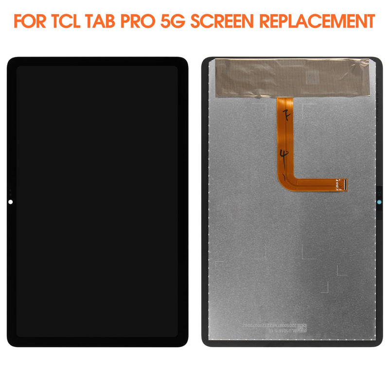 Screen for TCL Tab Pro 5G Screen Replacement for TCL Pro 5G Tablet LCD Screen 9198S Touch Display Digitizer Assembly Repair Parts（Black）