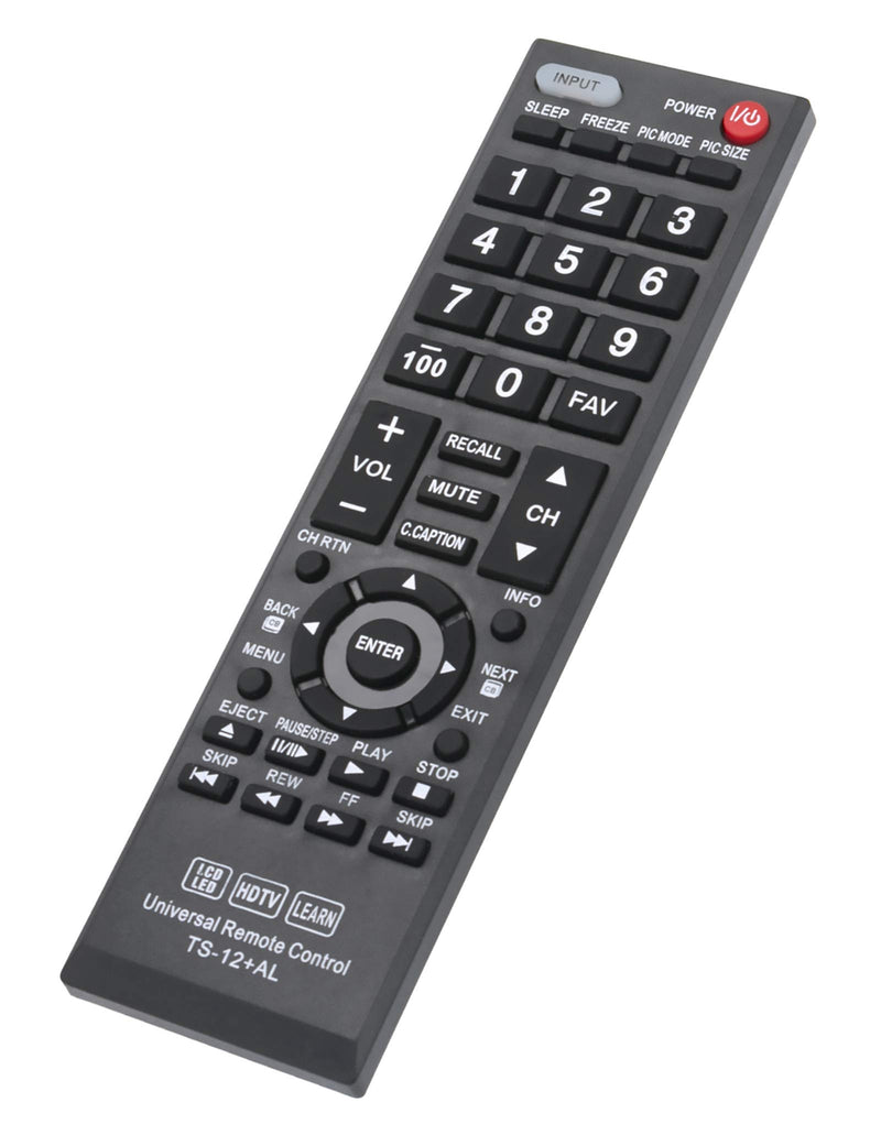 CT-RC1US-16 CT-90325 Replaced Remote fit for Toshiba TV LED LCD HDTV Learn TV 19AV600 19AV600U 19AV600UZ 19C100 19C100U 19C10U 19C1D 19C1DU 19L4200 19L4200U 49L420U 55L310U 65L350U