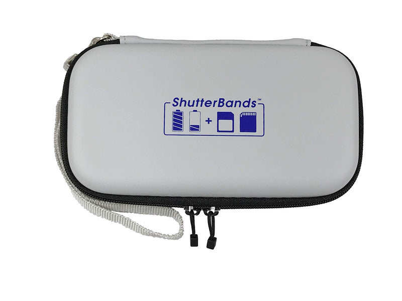 Batteries + Cards Case Holds 3 FujiFilm NP-W126S Batteries - Grey