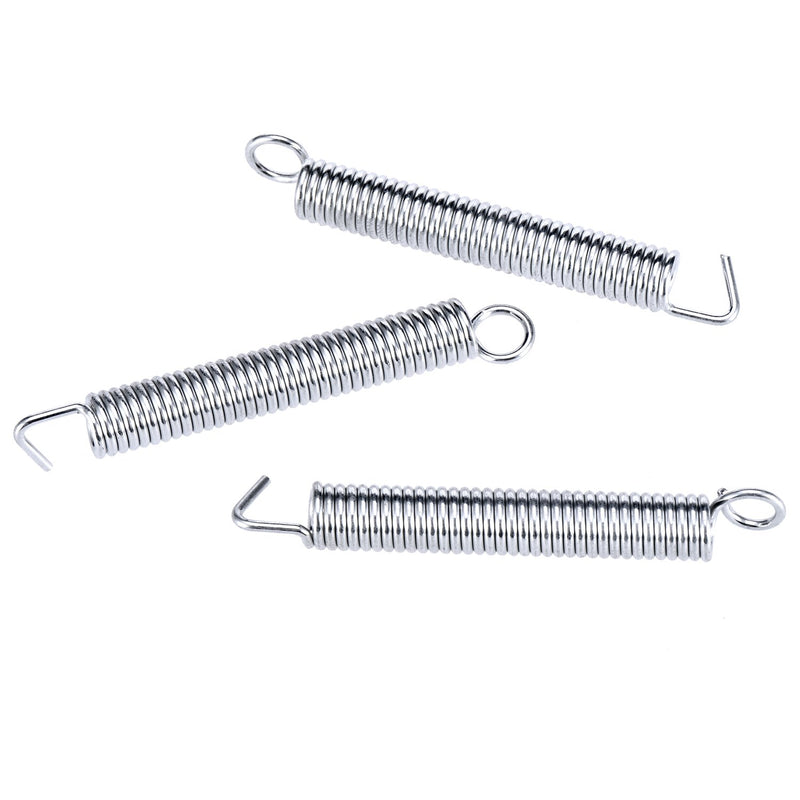 Canomo Pack of 10 Tremolo Springs for Electric Guitar Tremolo Bridge, Silver