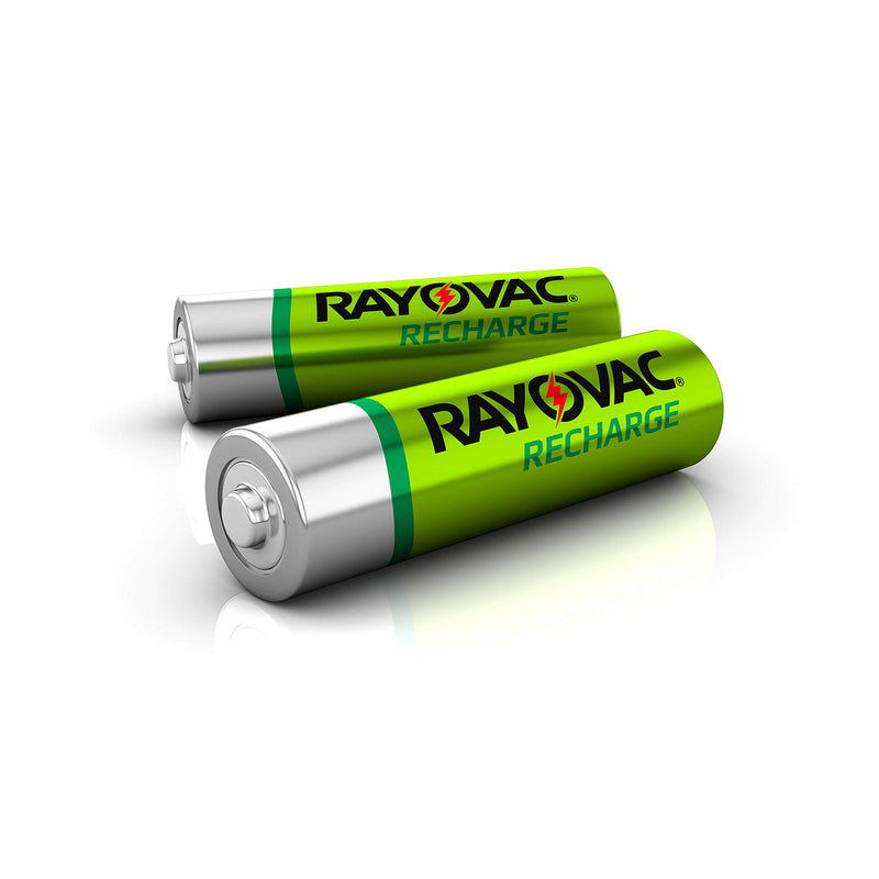 Rayovac Rechargeable AA Batteries, Rechargeable Double A Batteries (4 Count) AA 4 Count