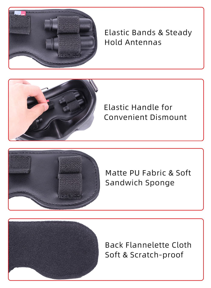 CZFRIEND Goggles V2 Protective Cover Dust-Proof Sun Protection Antenna Memory Card Storage Bag Storage Bag with Lens Protective Film for DJI FPV goggle cover+ lens protective film