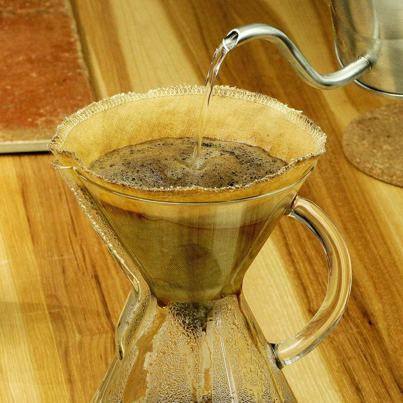 Bolio Organic Hemp Cone Pour Over Coffee Filters - Durable, EcoFriendly, Reusable (1, No.4) 1