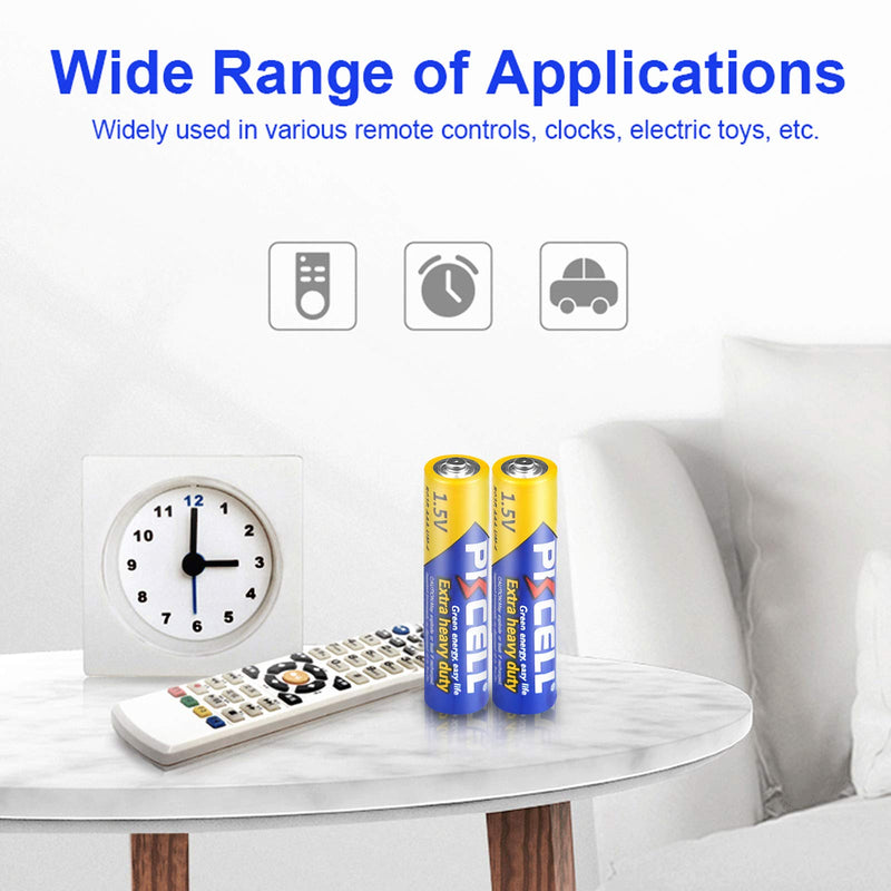 PKCELL 8 Count AAA 1.5V Batteries Carbon Zinc AAA Battery Long Lasting, All-Purpose Triple A Battery