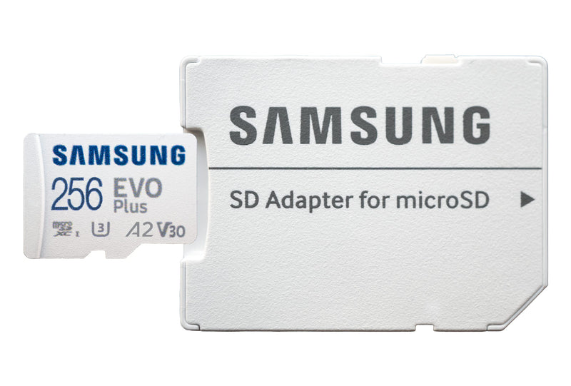 [AUSTRALIA] - Samsung 256GB EVO Plus Class 10 microSDXC Memory Card for Samsung Phone Works with Galaxy A52 5G, A72, A52 Cell Phone (MB-MC256KA) Bundle with (1) Everything But Stromboli SD & MicroSD Card Reader 