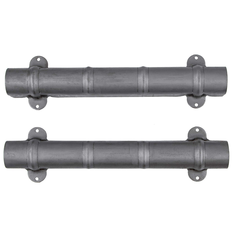 [AUSTRALIA] - Ribbed Steel Hoosier Cabinet Mounting Side Brackets | Sold in Pairs | Hoosier Cabinet Hardware, Cabinet Brackets W/Slide Clearence | HSB-3 