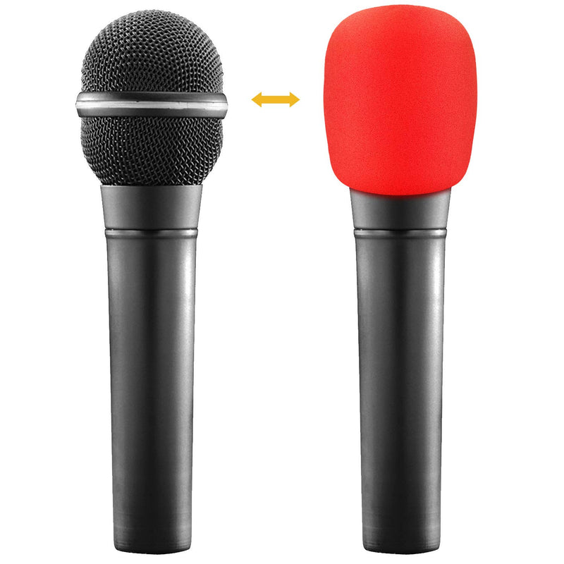 [AUSTRALIA] - ChromLives Colorful Microphone Cover Microphone Windscreen Foam Cover Top Grade 10 Pack Multi-Color 