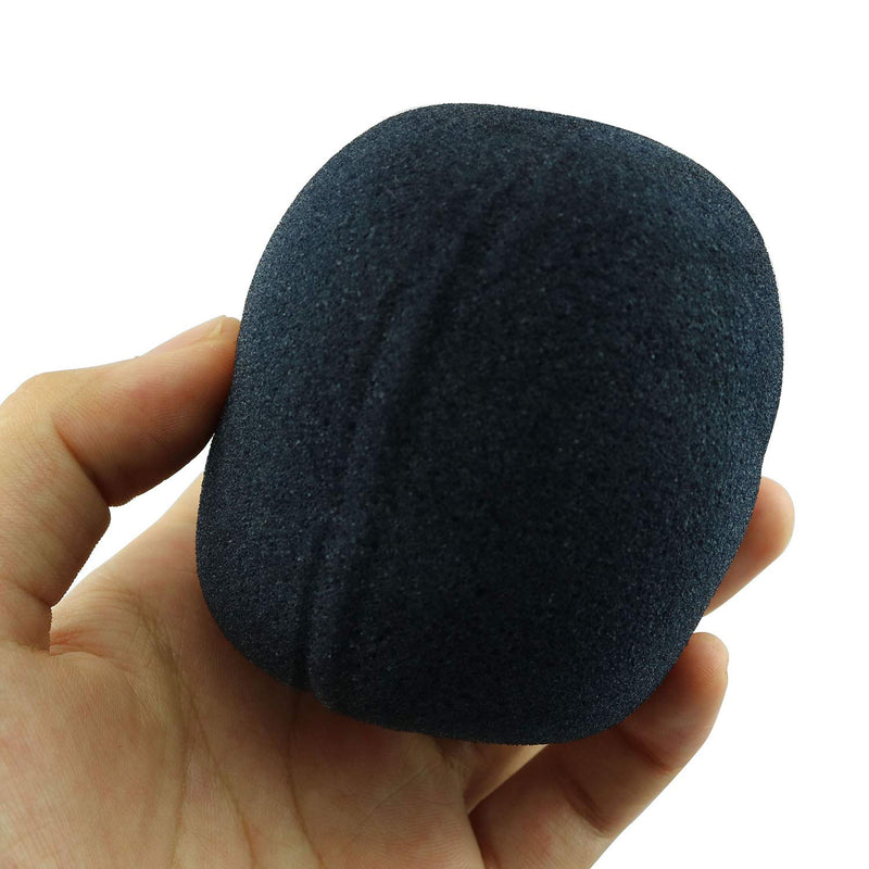 [AUSTRALIA] - Tegg Microphone Windscreen 5PCS Black Soft Foam Pad Mic Cover Handheld 