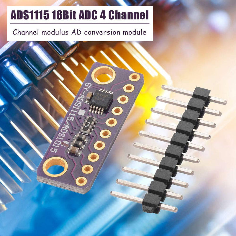 [AUSTRALIA] - Comidox 2PCS 16 Bit 4 Channel I2C ADS1115/ADS1015 Module ADC Development Board with Programmable Gain Amplifier for Arduino RPi 
