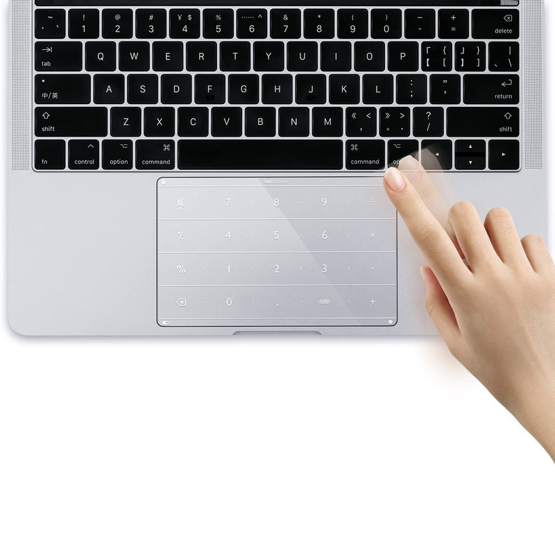 Nums Smart Touchpad Numeric Keypad for MacBook Pro 14'' A2442 A2779, Touchpad Protector, Excellent Touch Experience, Durable Tempered Glass, (MacBook Pro 14'' (2021-2023 M2 M2))