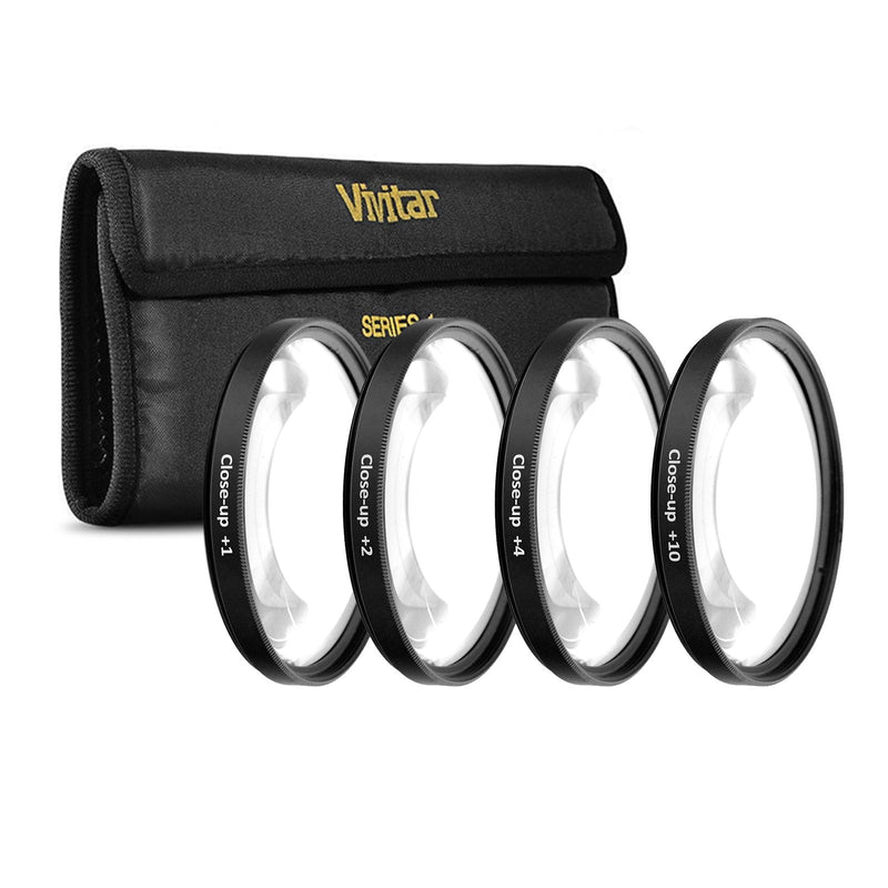 55mm UltraPro Professional Filter Bundle for Lenses with a 55mm Filter Size - Includes 7 Filters (UV, CPL, FL-D, 1, 2, 4, 10 Macro Close-Up Filters), Lens Hoods, & More
