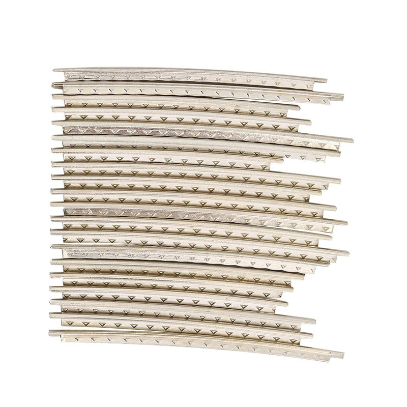 20Pcs Guitar Fret Wires, 2.0mm White Copper Fretwire Guitar Replacement Spare Parts for Folk Wooden Guitars …