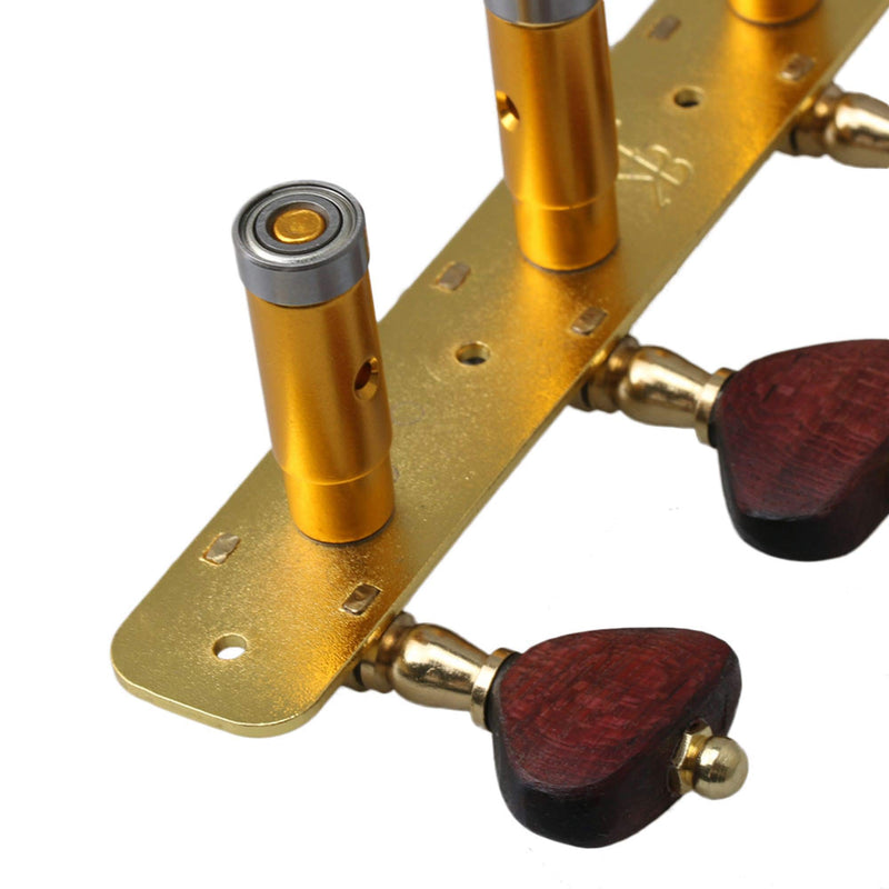 Yibuy 2pcs Gold-plated Acoustic Classical Guitar Machine Heads Tuning Keys Peg