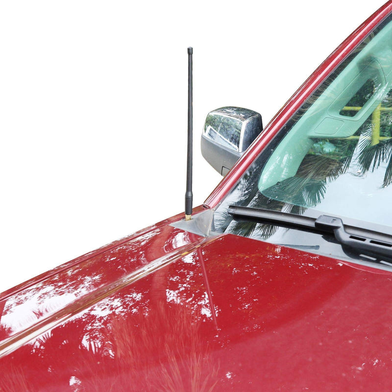 CheroCar FM/AM Radio Antenna Compatible for Chevy Silverado GMC Sierra, 7.48 inches, Internal Copper Coil, FM/AM Reception, Exterior Accessories, Black-C…… C