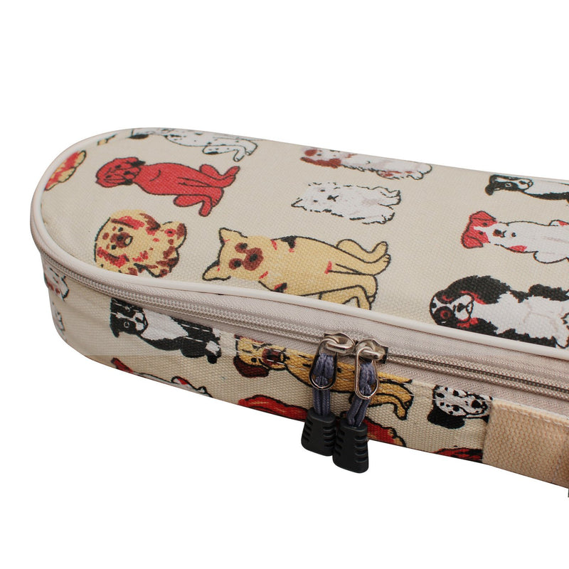 MUSIC FIRST cotton 21“ Soprano"MR DOG" ukulele case ukulele bag ukulele cover, Original Design. Best Christmas Gift! Fit for 21 inch Soprano Ukulele MR DOG