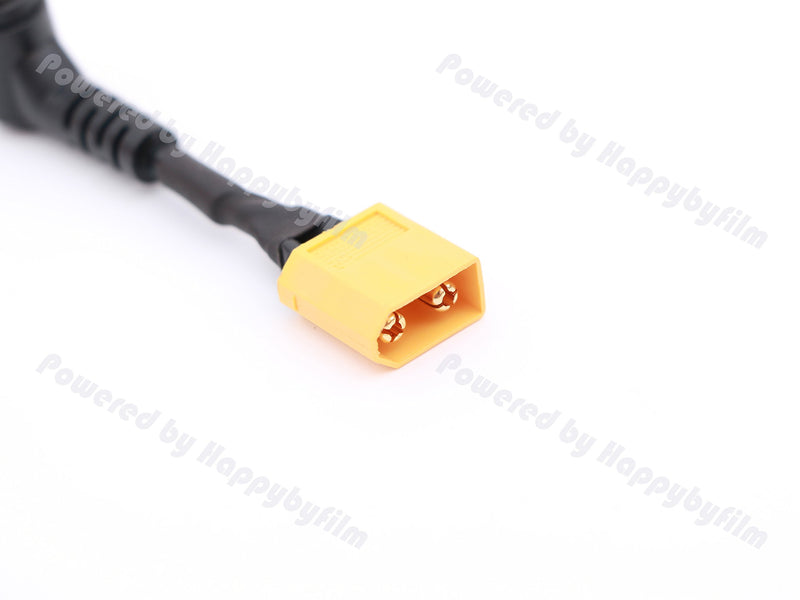 XT60 Male Plug DC 5.5mm/2.5mm Male Adapter for FPV Lipo Battery & Drone Goggles