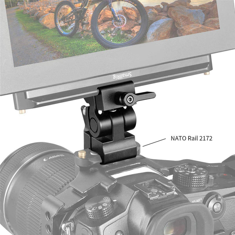 SmallRig DSLR Monitor Holder Mount Camera Field Monitor with NATO Clamp for Different Shooting Scenarios - 2205