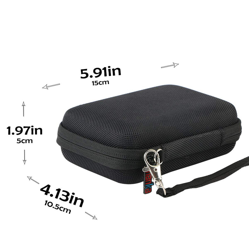 [AUSTRALIA] - Khanka Hard Storage Carrying Case for Rode Wireless Go - Compact Wireless Microphone System, Transmitter Receiver 