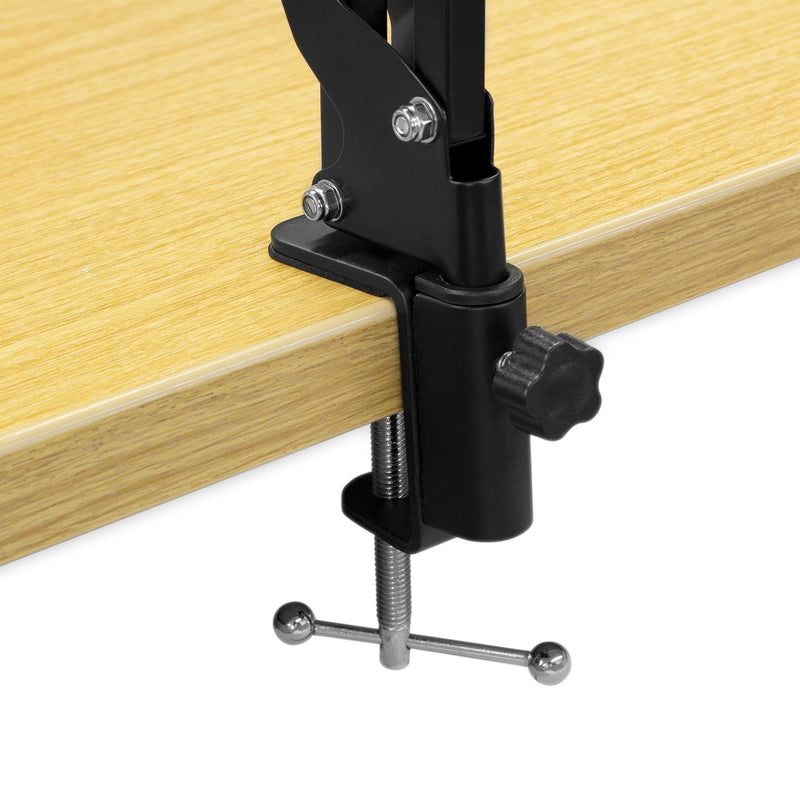 Tiger Adjustable Microphone Scissor Arm Suspension Boom Stand for Radio Broadcasting Studios, YouTube Videos, Voice-Over Studios, Stages and TV