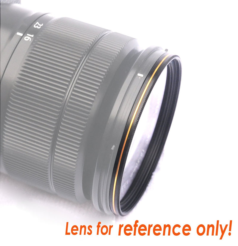Fotasy 58mm Ultra Slim UV Protection Lens Filter, Nano Coatings MRC Multi Resistant Coating Oil Water Scratch, 16 Layers Multicoated 58mm UV Filter Black