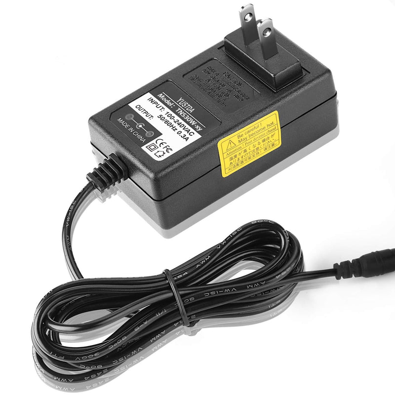 YUSTDA AC/DC Adapter Replacement for Sharp Viewcam VL-AH50U VL-AH60U VL-AH60 VL-AH130U VL-AH130 View Cam Hi8 LCD Camcorder Video Camera VLAH50U VLAH60U VLAH6 Power Supply Cord Battery Charger MainsPSU