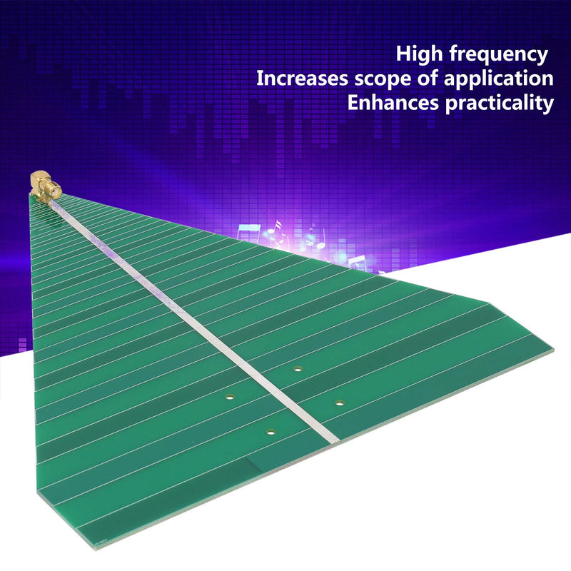 Walfront Log Periodic UWB Antenna 600-6000MHz Ultra Wideband Printed Circuit Board 50W for UWB with WiFi