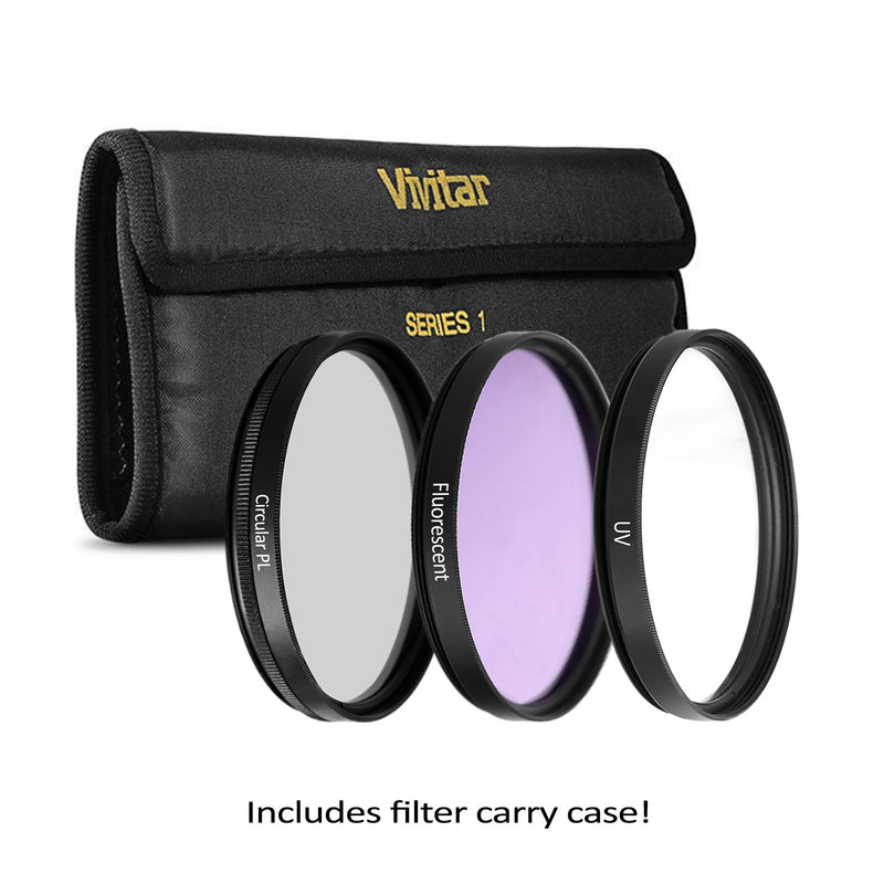 55mm UltraPro Professional Filter Bundle for Lenses with a 55mm Filter Size - Includes Filters, Remote, Lens Hood & More